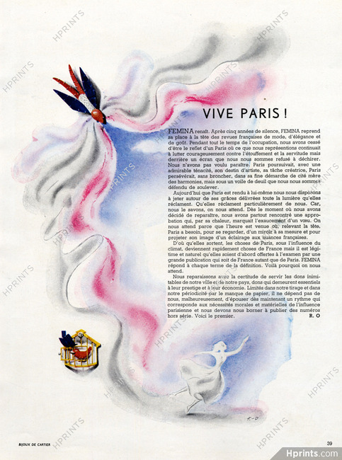 Cartier (Jewels) 1945 Birds Brooch