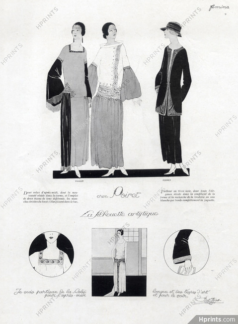 Paul Poiret 1922 Evening Gown