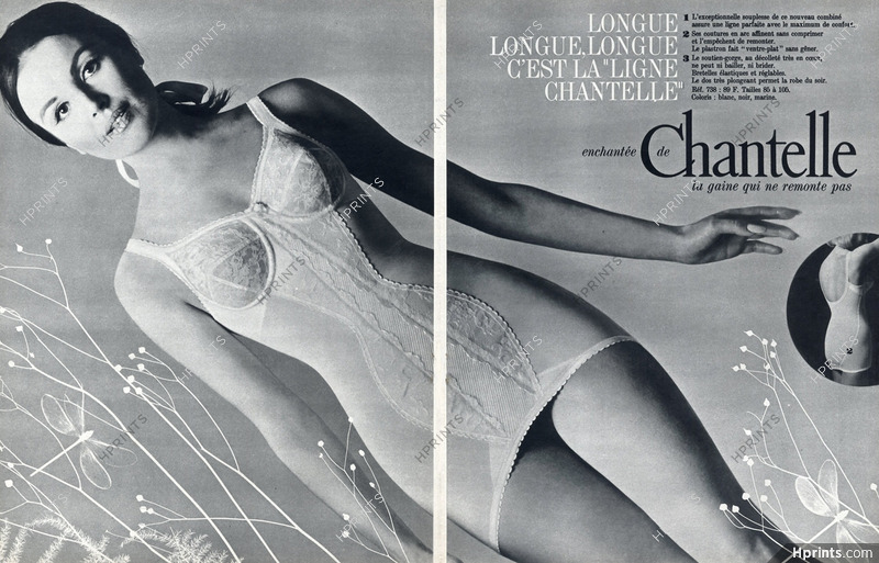 Chantelle (Lingerie) 1967 Combiné — Advertisement