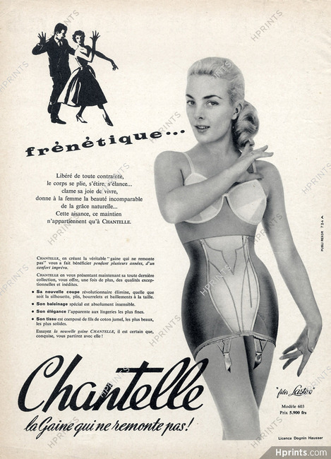 Chantelle (Lingerie) 1957 Girdle, Bra
