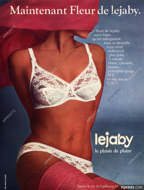 Lejaby (Lingerie) 1971 Model Fleur