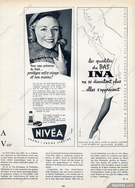 Ina (Stockings Hosiery) 1953 J. Langlais
