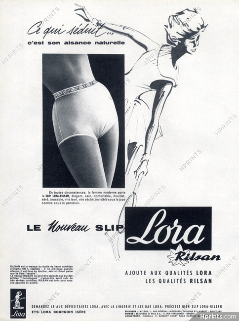 Lora (Lingerie) 1960 Tenniswoman, Roger Blonde