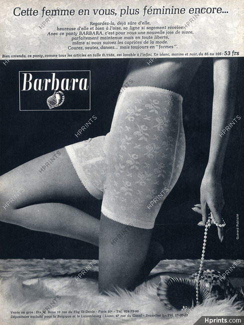 Barbara (Lingerie) 1967 Panty