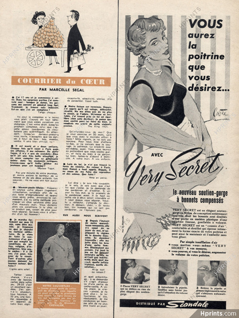 Scandale (Lingerie) 1953 Bra
