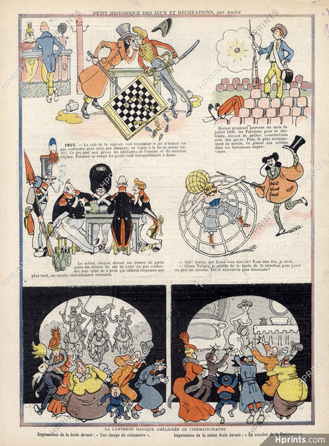 Henri Avelot 1906 jeux & Récréations, Comic Strip