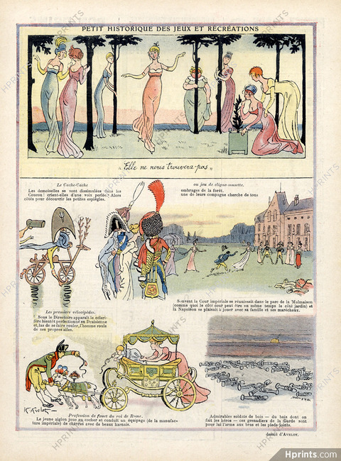 Henri Avelot 1906 Jeux & Récréations, Comic Strip