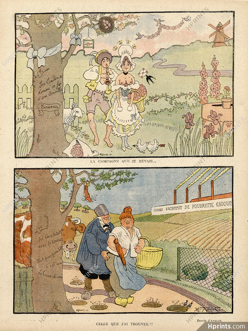 Henri Avelot 1901 Comic Strip