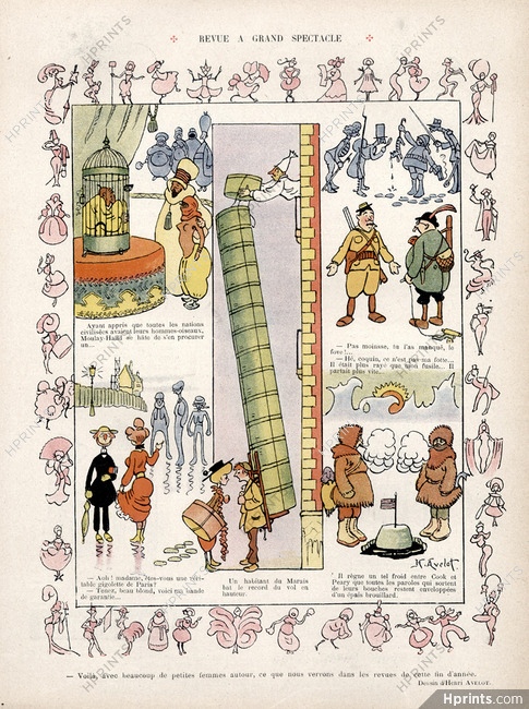 Henri Avelot 1909 Comic Strip