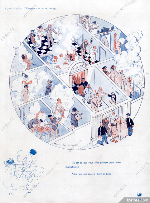 Pierre Lissac 1932 Spa, Comic Strip