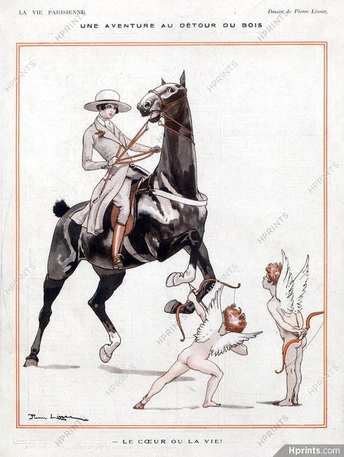 Pierre Lissac 1922 Rider, Horse