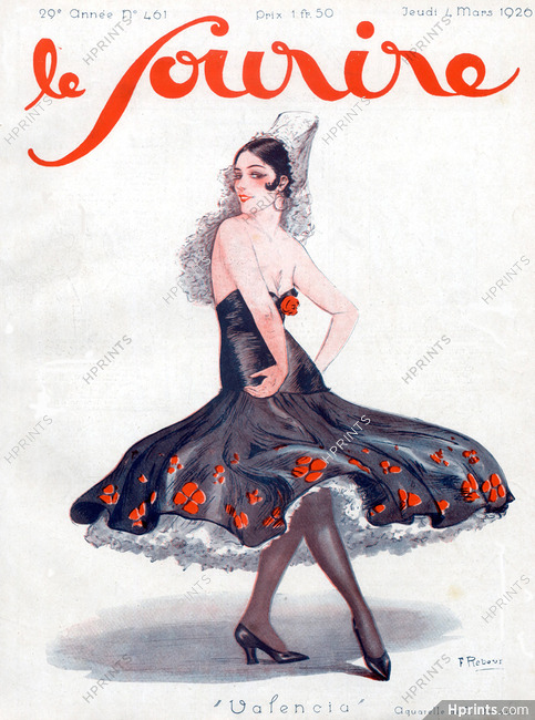 Rebour. F 1926 Valencia, Dancer Gypsy