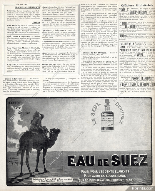Eau de Suez (Toothpaste) 1909 Tizi Ouzou, Egypt, Camel, O'Galop