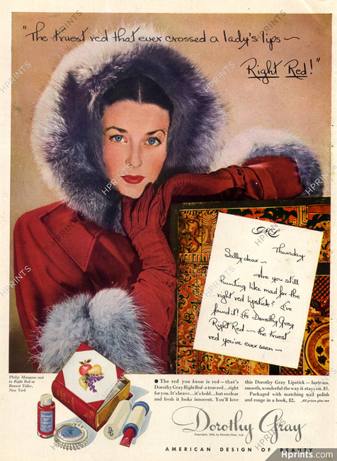 Dorothy Gray (Cosmetics) 1945 Lipstick