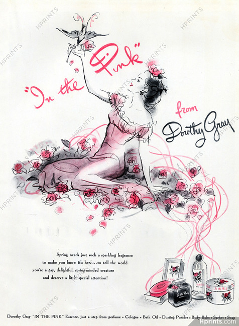 Dorothy Gray (Cosmetics) 1947 In the Pink