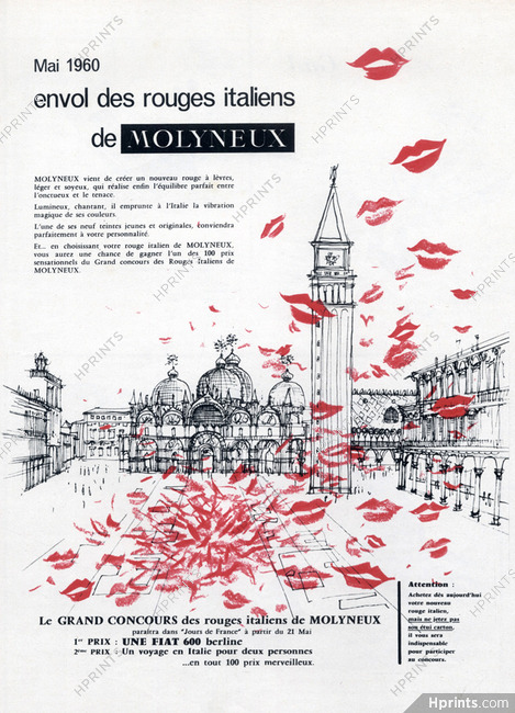 Molyneux 1960 Lipstick, Venice
