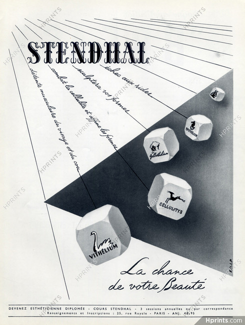 Stendhal (Cosmetics) 1953