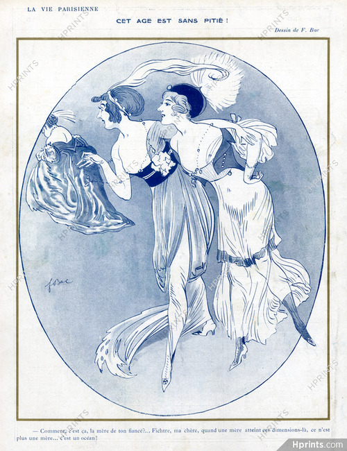 Ferdinand Bac 1913 Elegant Parisienne