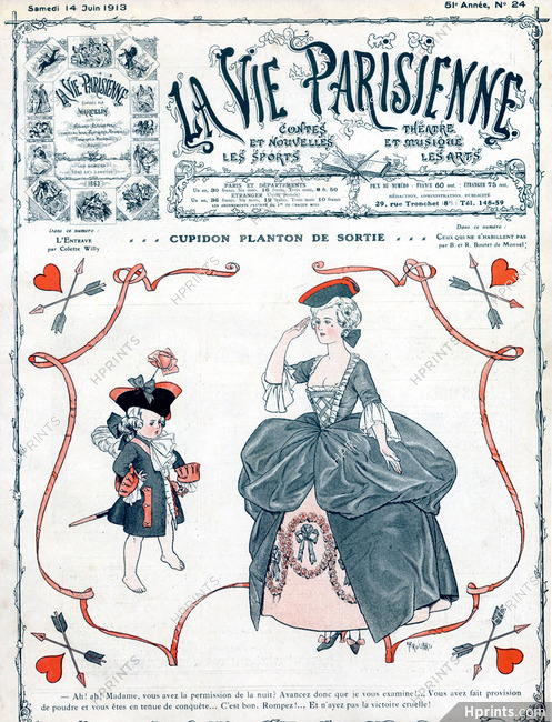 Chéri Hérouard 1913 18th Century Costumes, Cupidon