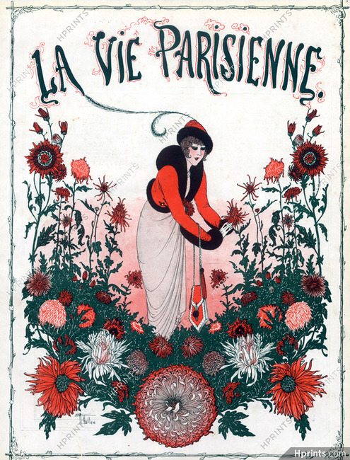 Armand Vallée 1913 Elegant Parisienne, Art Deco