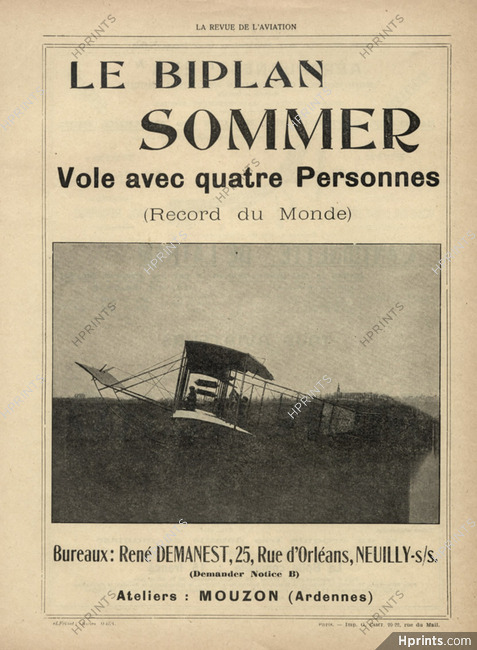 Sommer 1911 Biplan