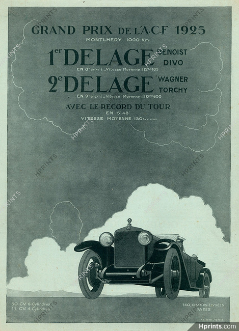 Delage (Cars) 1925