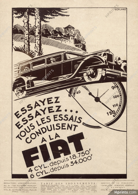 Fiat (Cars) 1929