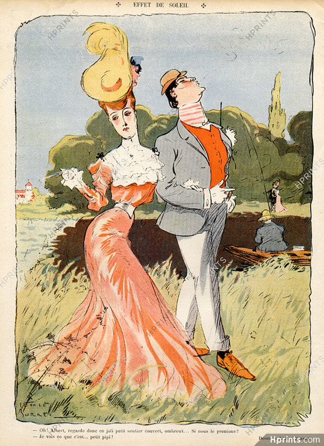 Léonce Burret 1906 Elegant Parisienne
