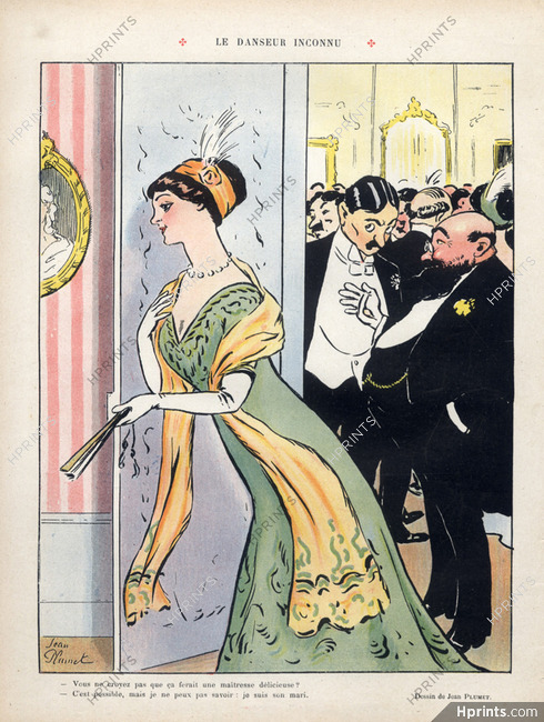 jean Plumet 1910 Elegant Parisienne