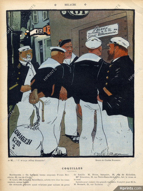 Charles Pourriol 1906 Sailor