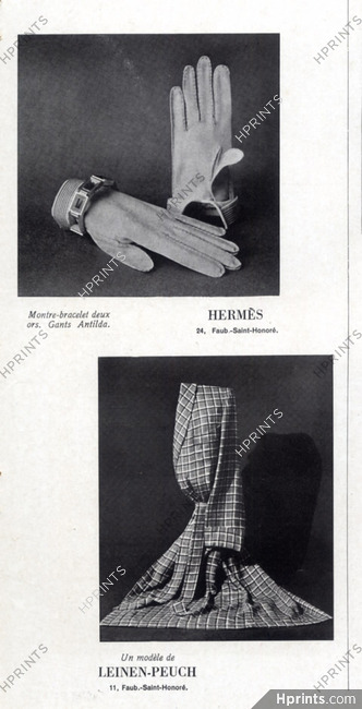 Hermès (Gloves) 1942 Model Antilda & Bracelet