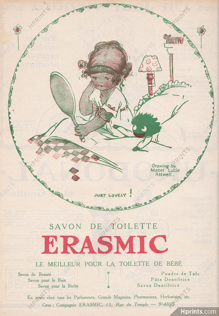 Erasmic (Soap) 1920 Mabel Lucie Attwell, Children, Puppet