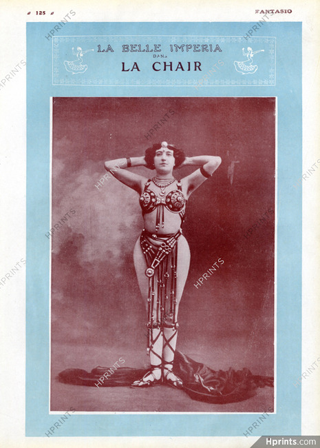 Imperia 1908 La Chair, Sexy Girl, Theatre Costume