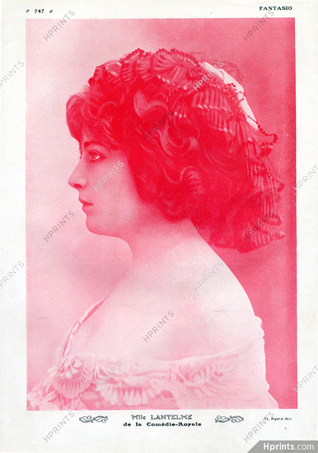 Geneviève Lantelme 1908 Portrait, Photo Boyer & Bert