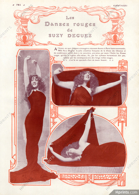 Suzy Deguez 1911 Dancer, The Red Dances