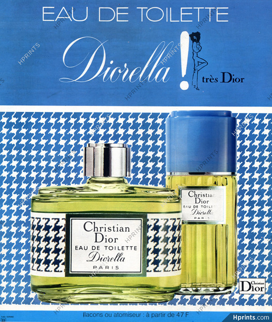 Christian Dior (Perfumes) 1973 René Gruau, Diorella