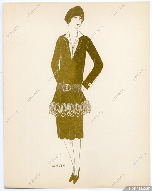 Montbrun 1924-25 Jeanne Lanvin, Gazette du Bon Ton