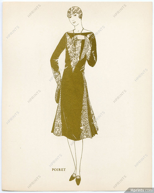 Montbrun 1924-25 Paul Poiret, Dress, Gazette du Bon Ton