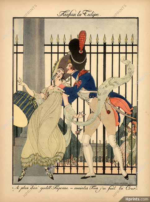 Gerda Wegener 1917 Songs of France, Fanfan la Tulipe, 19th Century Costumes, Republican Guard