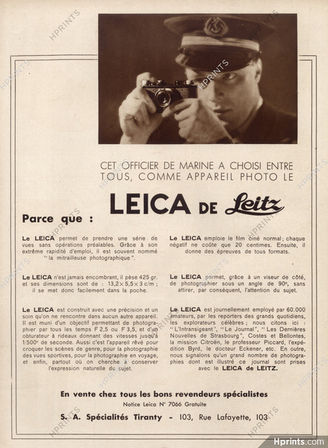 Leica Leitz 1932 Naval Officer