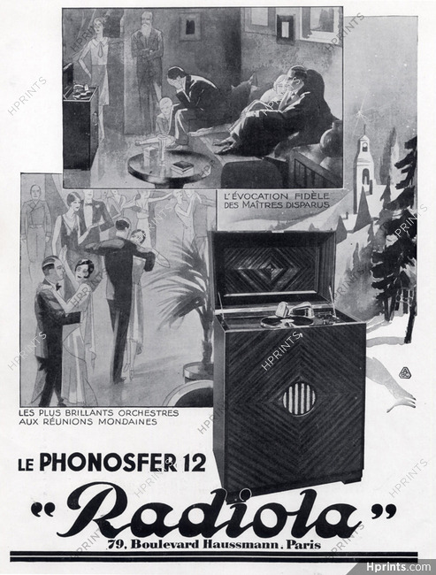 Radiola (Music) 1929 Phonosfer 12, Dance
