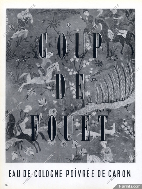 Caron (Perfumes) 1957 Coup de Fouet Eau de Cologne