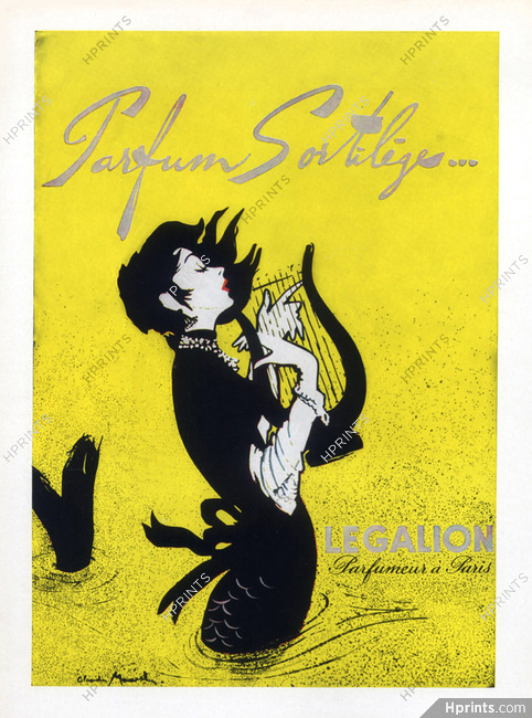 Le Galion 1957 Sortilège, Mermaid, Maurel (Version Parfum Sortilège)
