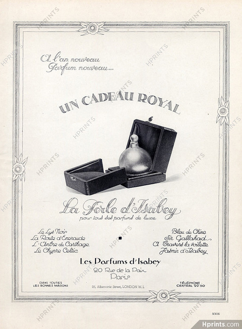 Isabey (Perfumes) 1925 La Perle d'Isabey