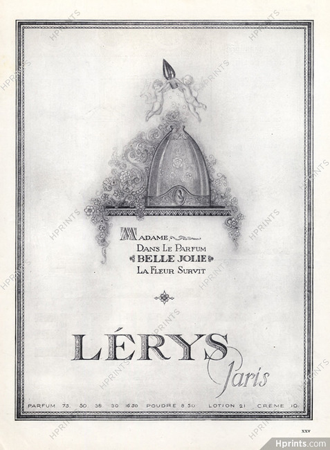 Lerys (Perfumes) 1924 Belle Jolie, Angel
