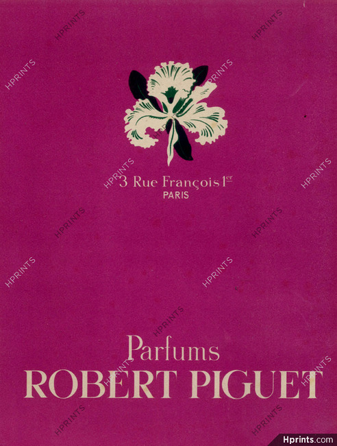 Robert Piguet (Perfumes) 1945 Flower