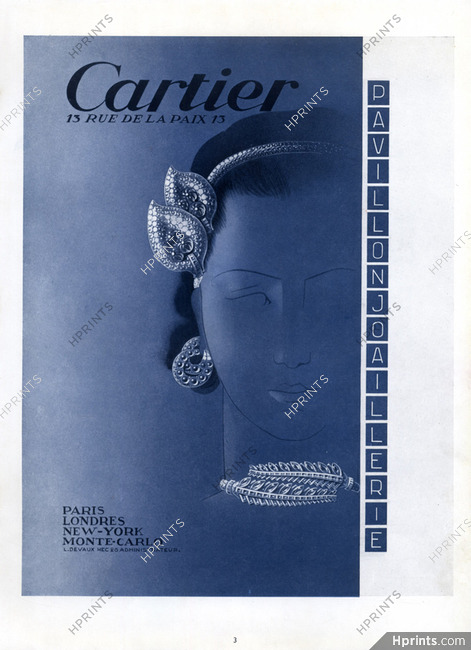 Cartier (Jewels) 1937 Set of Jewels Art Deco
