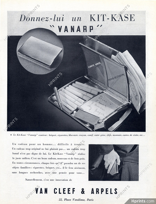 Van Cleef & Arpels (Jewels) 1937 Cigarette Box