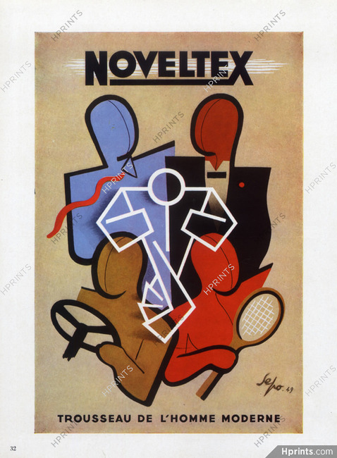 Noveltex (Men's Clothing) 1950 Sepo