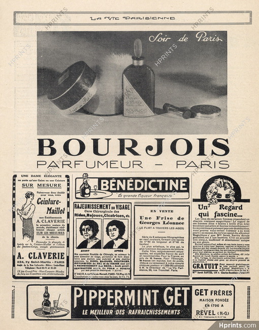 Bourjois (Perfumes) 1930 Soir De Paris